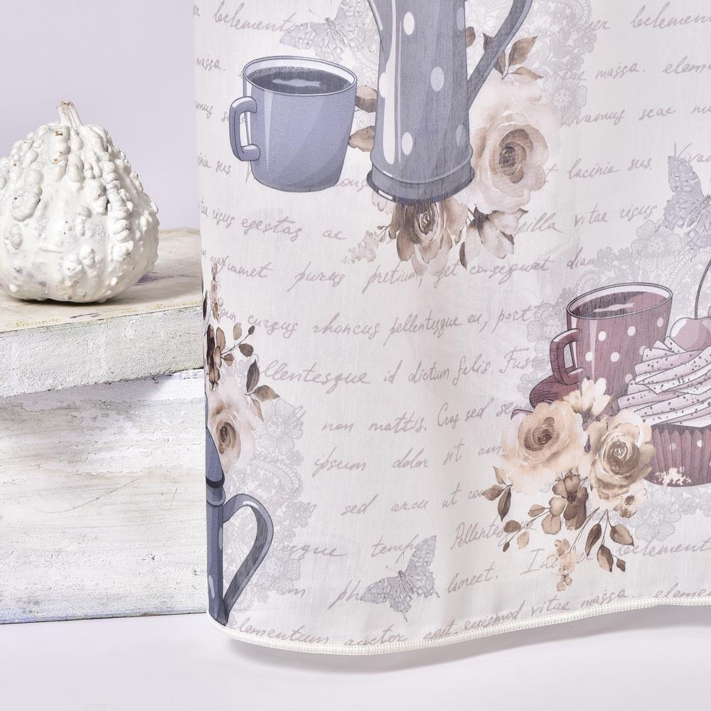 Ткань тюль набивная Кувшин V-06 (25320) - фото 2 Ткань тюль набивная Кувшин V-06 (25320) - фото 2