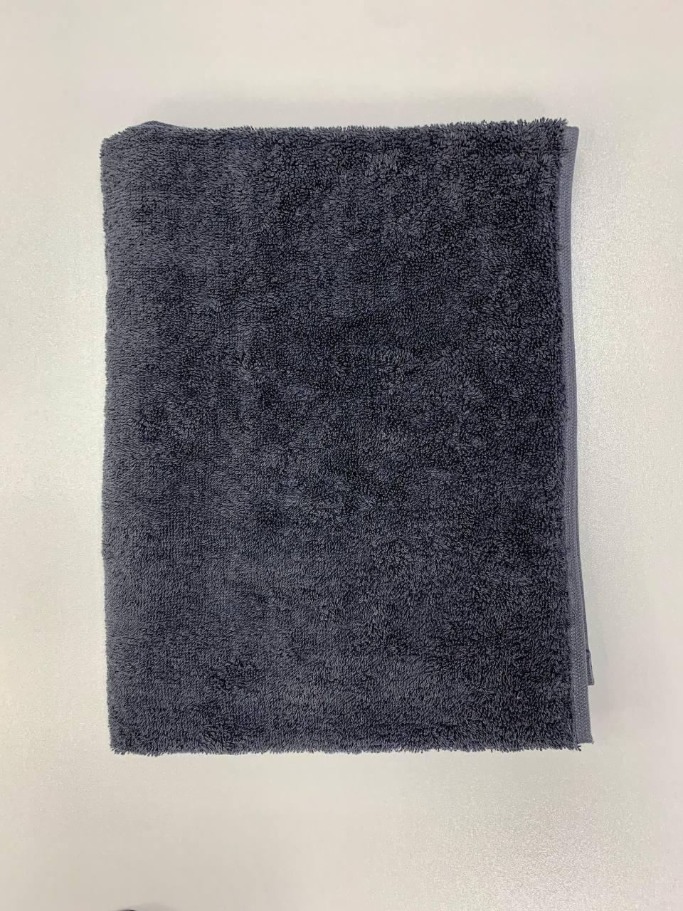 Полотенце махровое 450г/м2 50х90 см Графитовыйовый (9415649)