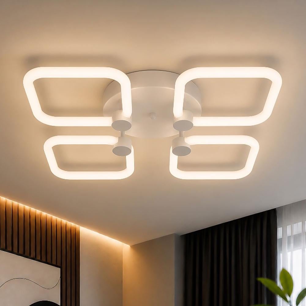 Люстра потолочная светодиодная Light House SRS-20621/4 WT 56W Белый