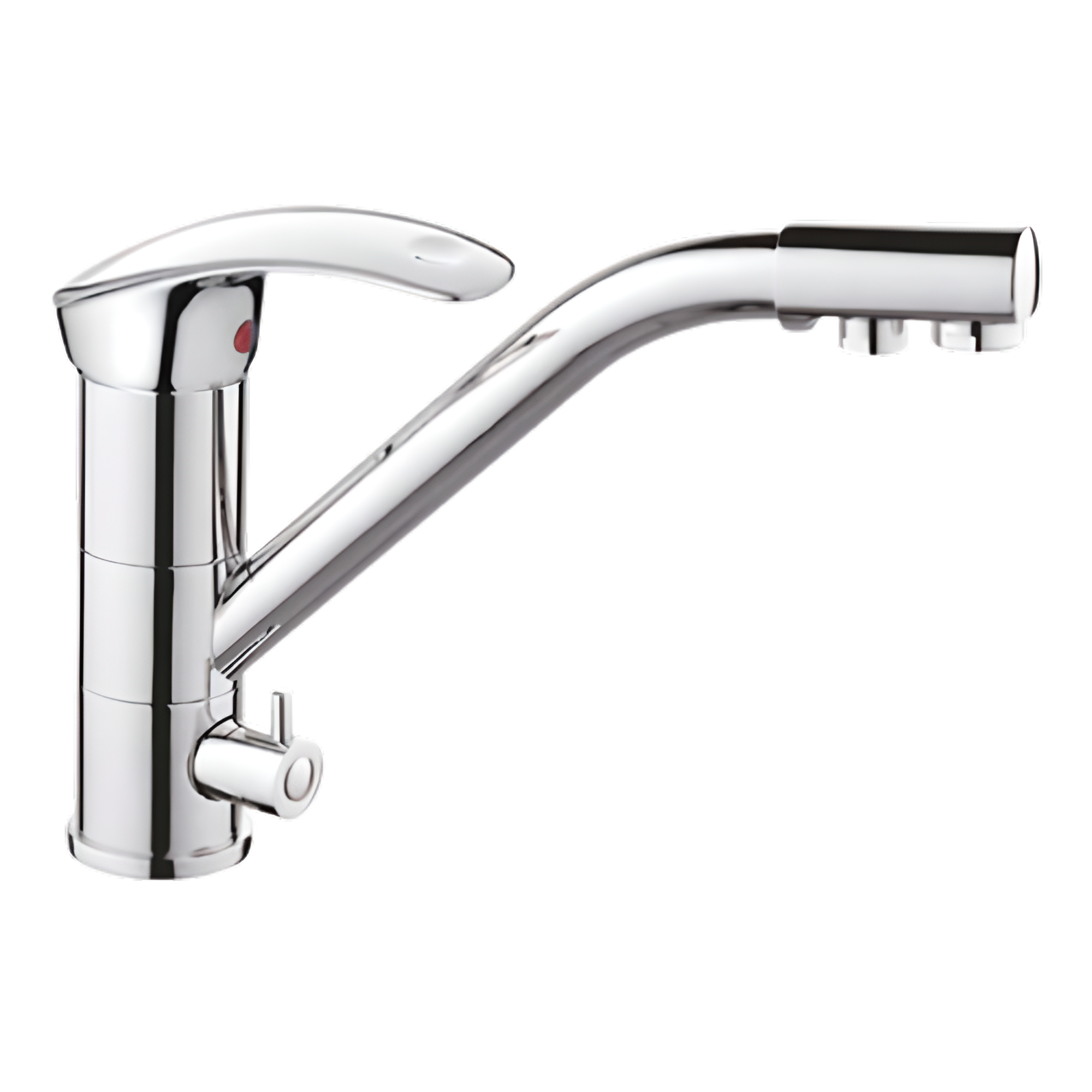 Смеситель для кухни Haiba Mars 021 с выходом для питьевой воды (HB0267)