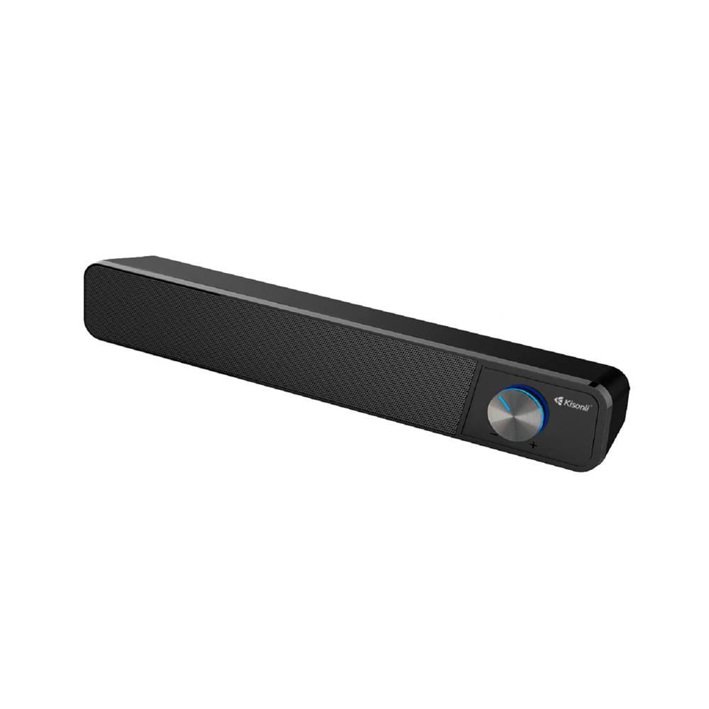 Колонки для ПК і ноутбука Kisonli i-560 USB/3,5 мм 2х3W 20Hz-20KHz Black (32398)