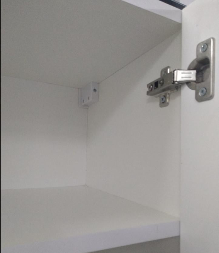 Пенал в ванную комнату П11К60 Симпл Белый (00001PK) - фото 4