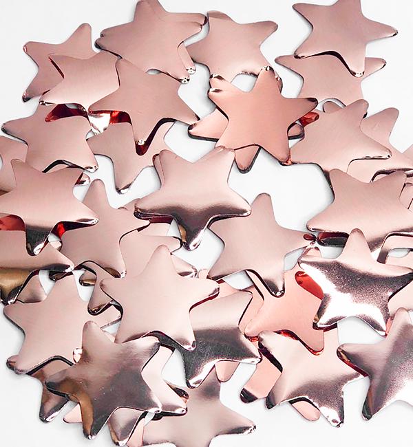 Конфетти метафан stars 50 г 35 мм Pink/Gold (51983) Конфетти метафан stars 50 г 35 мм Pink/Gold (51983)