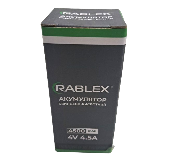 Аккумулятор Rablex RB445 4V/4,5Ah (1641)