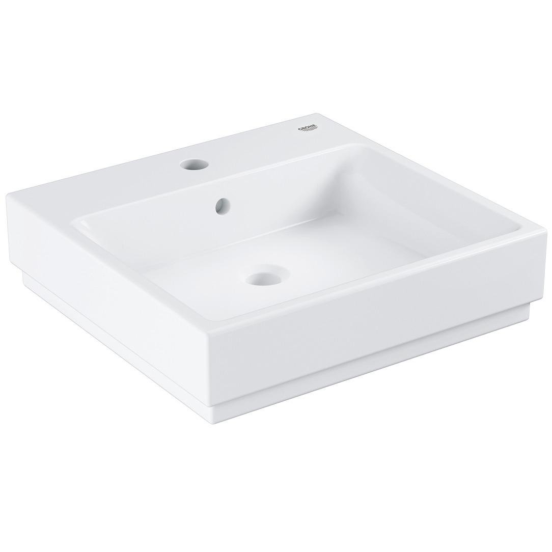 Умывальник накладной Grohe Cube Ceramic 3947800H 500x490x125 мм Белый (150172)