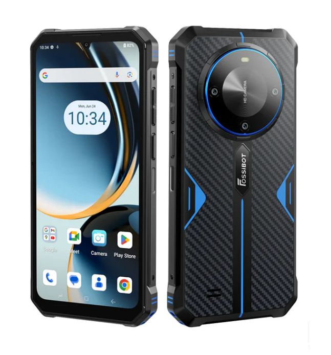 Смартфон Fossibot F105 4/64 ГБ IP69K Black/Blue (20784193) - фото 7