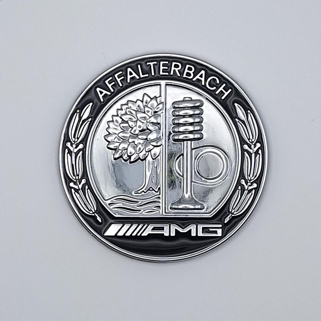 Эмблема Affalterbach AMG Mercedes 57 мм Хром/Черный (2357037805)