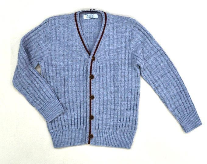 Кофта вязаная для мальчика на пуговицах Suzie ШК-43 128 см Серый (548601_128)