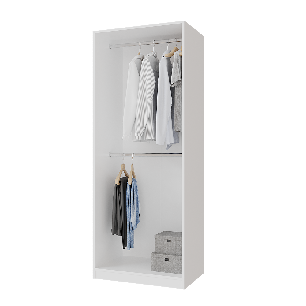 Шафа розпашна Меблітренд Чиназес Чи-800 800х500х2050 мм Білий (26647185) - фото 2