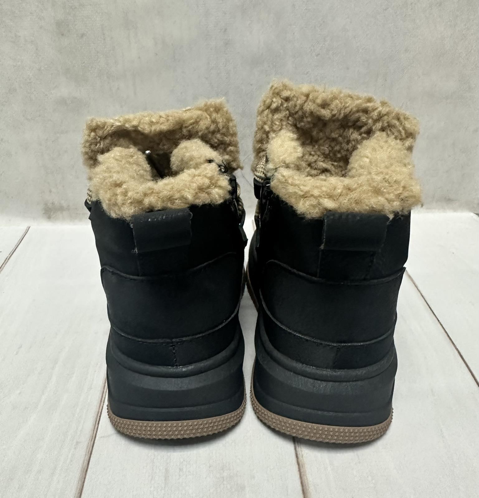 Черевики дитячі Clibee зимові на овчині р. 29/19 см Чорний - фото 4