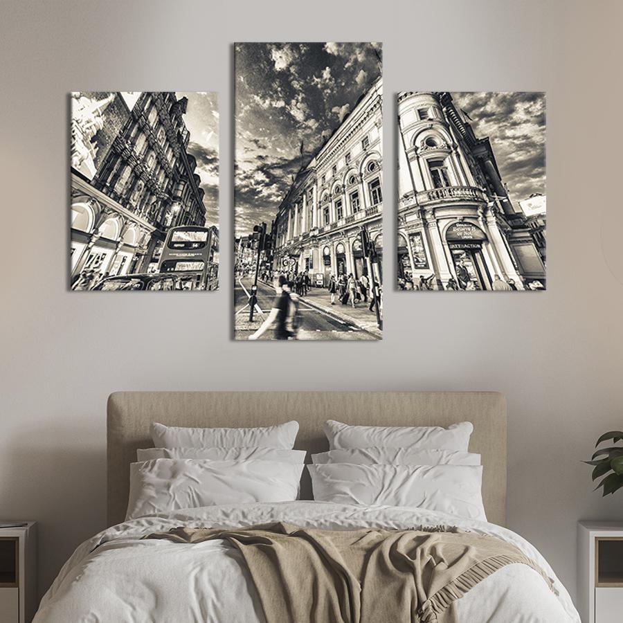 Картина для интерьера Исторические здания Лондона 66x40 см (365-32)