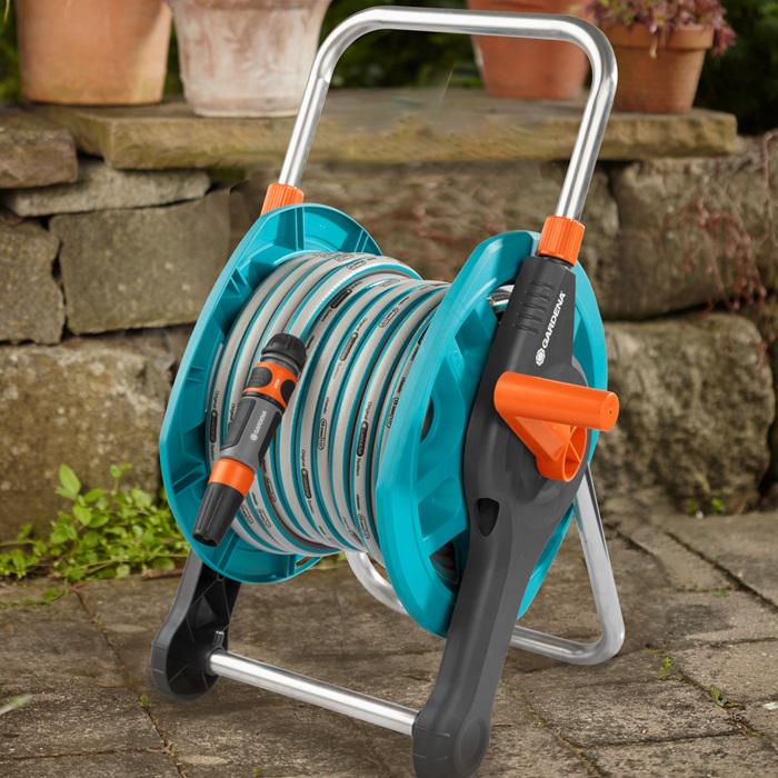 Котушки для шланга Gardena та шланг і наконечник (02691-20.000.00) Котушки для шланга Gardena та шланг і наконечник (02691-20.000.00)