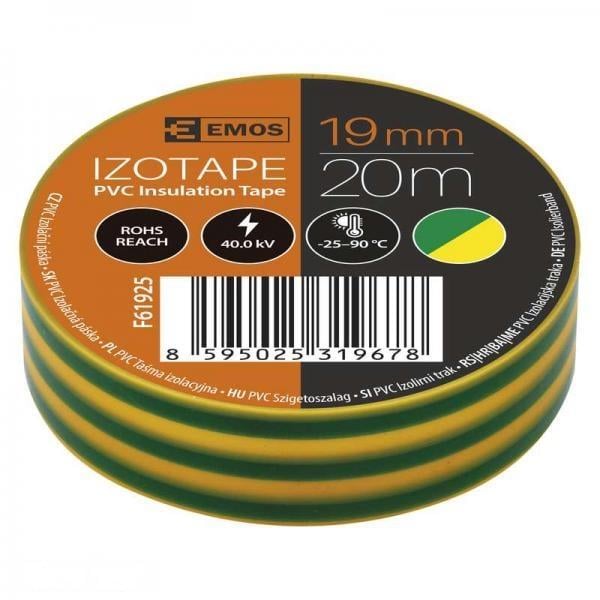 Изолента Emos Pvc 19/20 Black