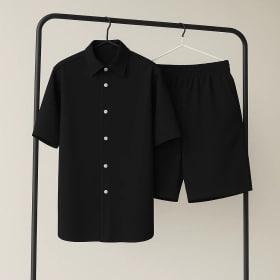 Костюм мужской летний Las Vegas повседневный S Черный (Q0058) - фото 1