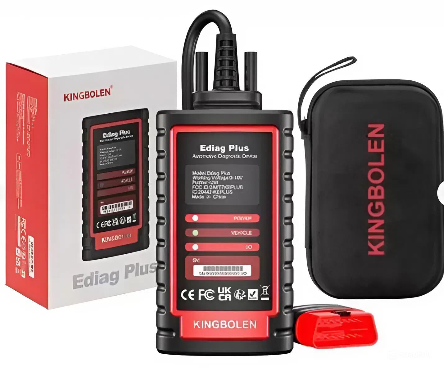 Автосканер Kingbolen EDIAG PLUS OBD2 Bluetooth/ECU Coding/ CAN-FD полная диагностика авто/адаптации/активные тесты iOS/Android