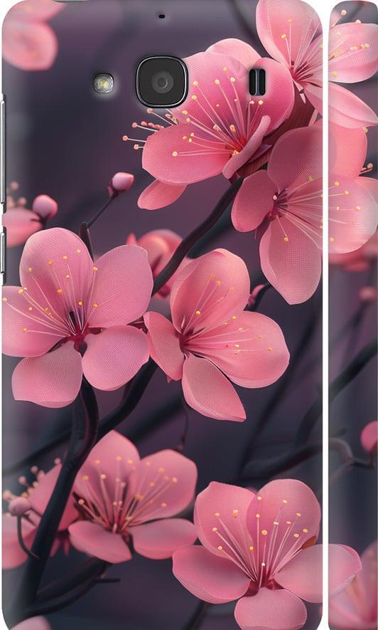 Чехол на Xiaomi Redmi 2 Пурпурная сакура (6075m-98-42517)