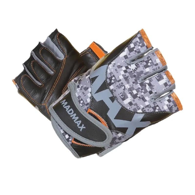 Рукавички для тренувань Mad Max MTI83.1 Workout Gloves MFG-831 L Сірий/Помаранчевий (10117-01)