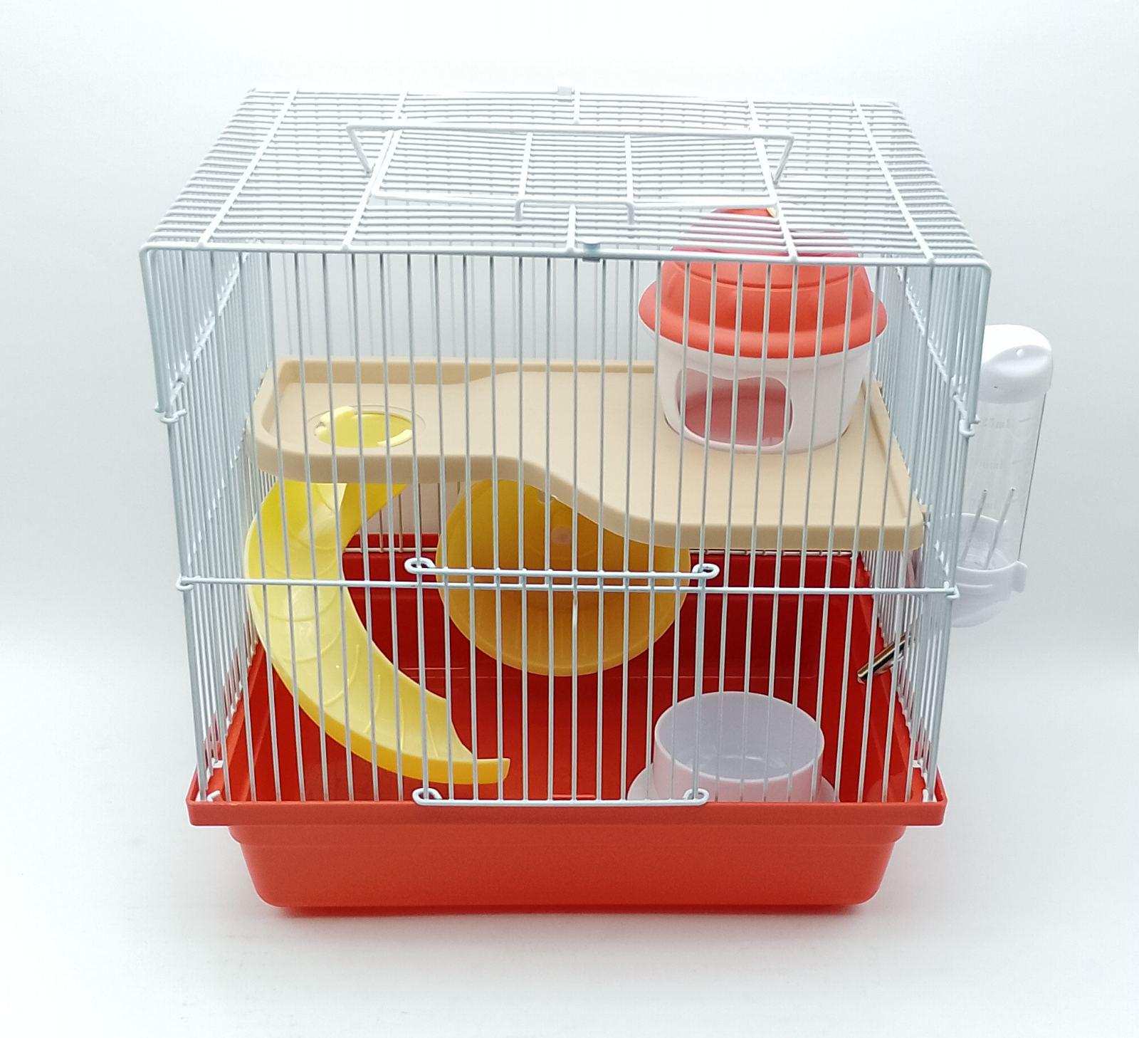 Клетка для мелких грызунов 3002 30x23x30 см Красный (30079930) - фото 3 Клетка для мелких грызунов 3002 30x23x30 см Красный (30079930) - фото 3