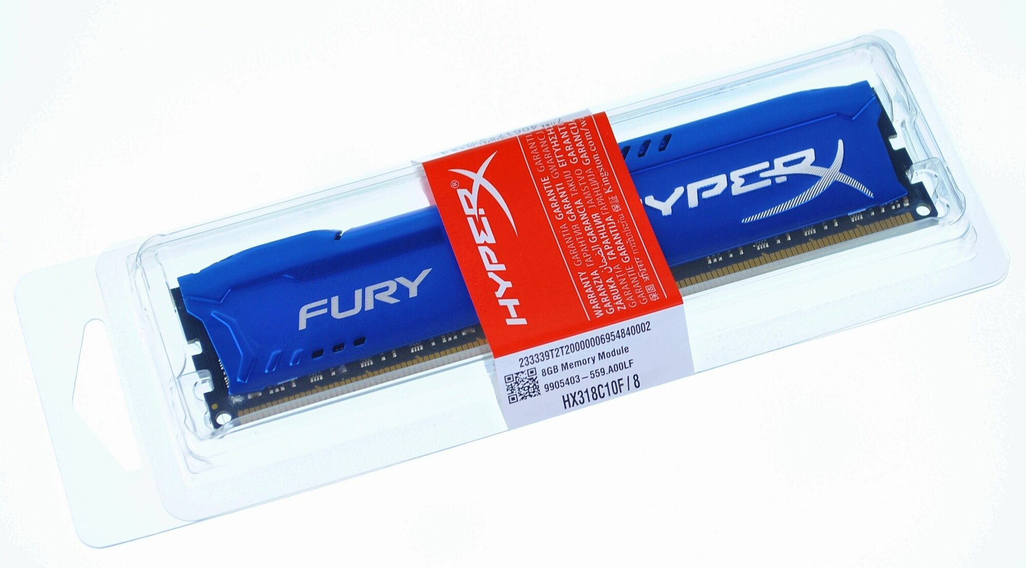 Оперативная память HyperX 8 GB DDR3 1866 MHz FURY (HX318C10F/8)