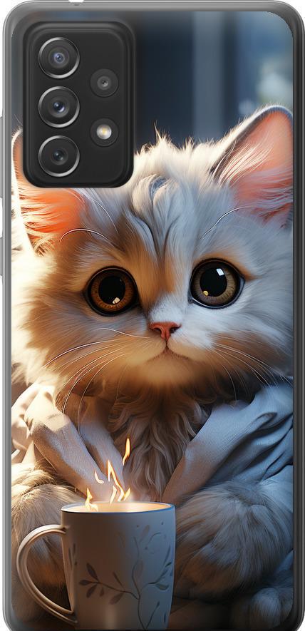 Чехол на Samsung Galaxy A72 A725F White cat (5646t-2247-42517)