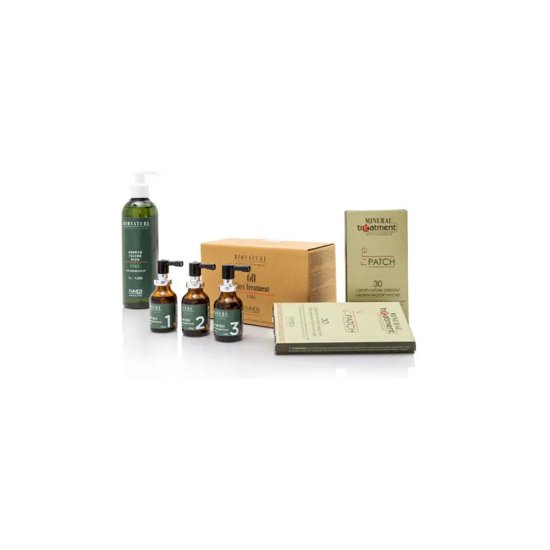 Набір від випадіння волосся Emmebi Italia BioNature Intensive Home Treatment Фактор росту 3x25 мл/250 мл/30 шт. (16025)