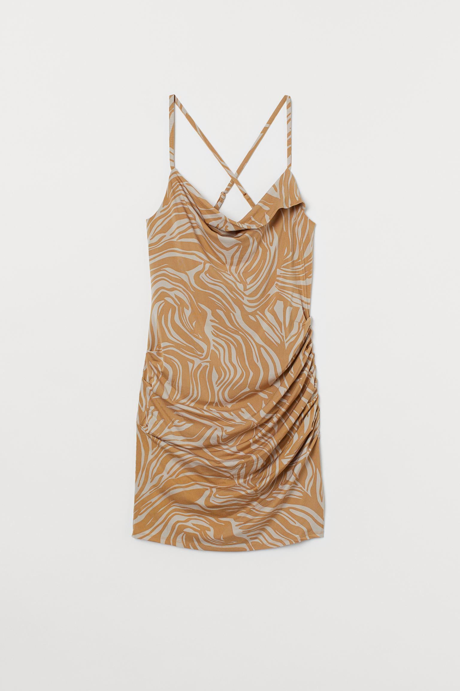Сукня H&M XL Візерунки Бежевий (Q2009908491)