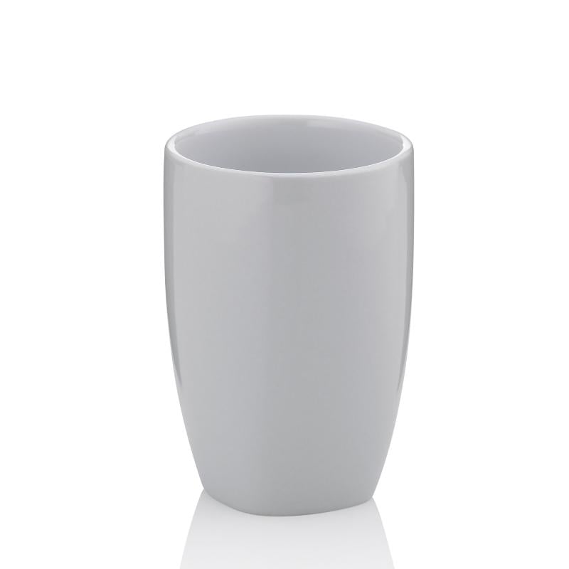 Стакан для зубных щеток Kela Landora керамика 7,5х10,5 см Серый (20406) Стакан для зубных щеток Kela Landora керамика 7,5х10,5 см Серый (20406)