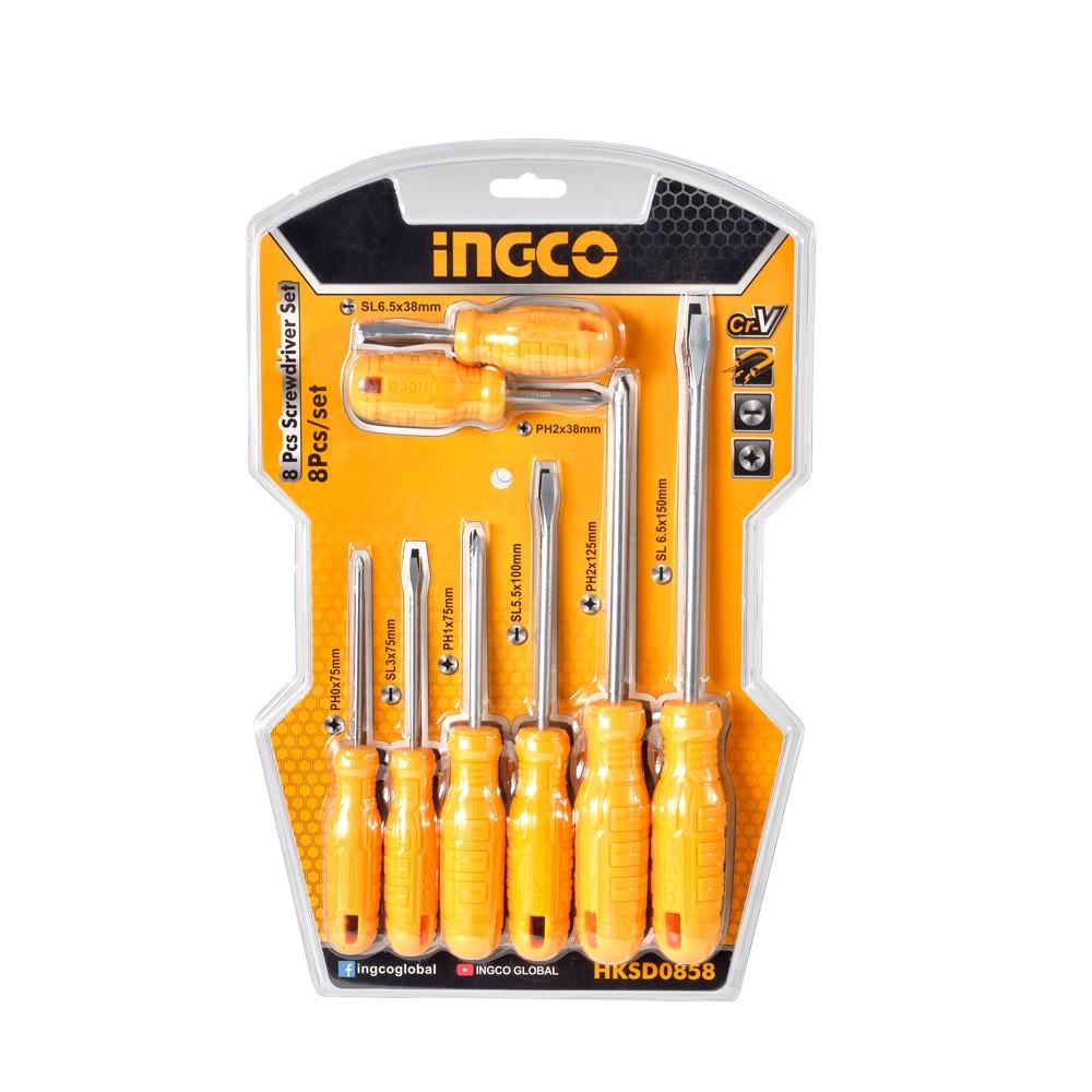 Набор отверток INGCO 8 шт. (HKSD0858)