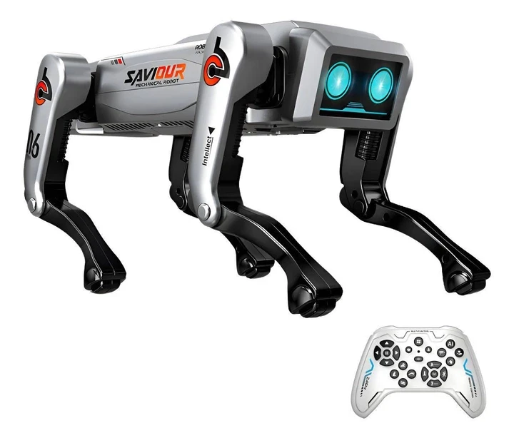 Інтерактивний робот-собака на радіокеруванні AI Robot Grey