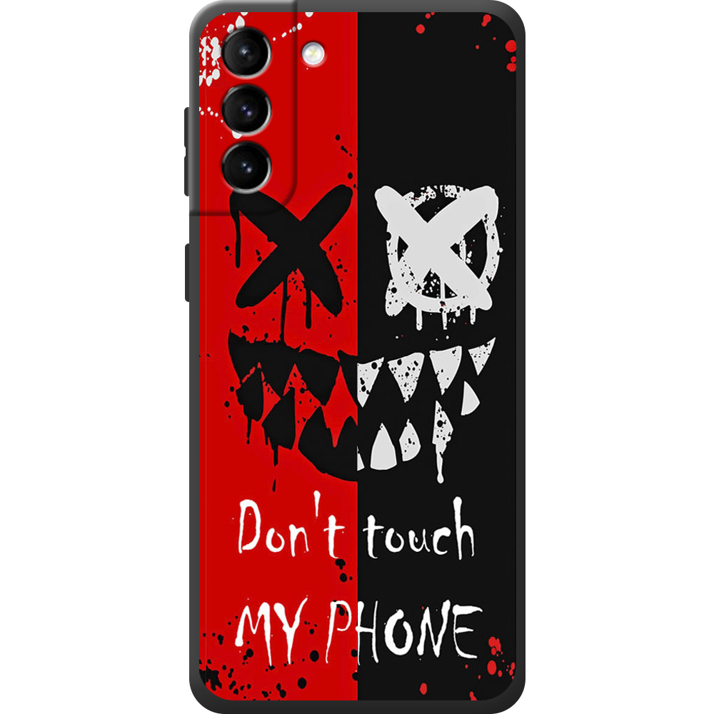 Чехол BoxFace Samsung Galaxy S21 FE (G990) Bad Smile Черный силикон (43973-up2468-44173)
