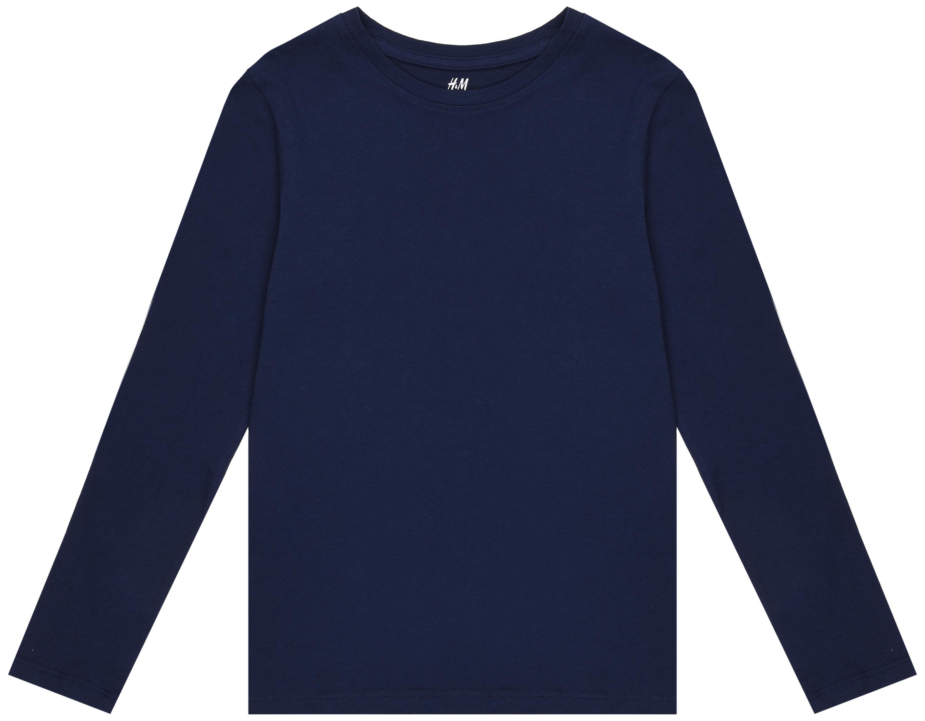 Лонгслив H&M 98-104 см Темно-синий (503569)