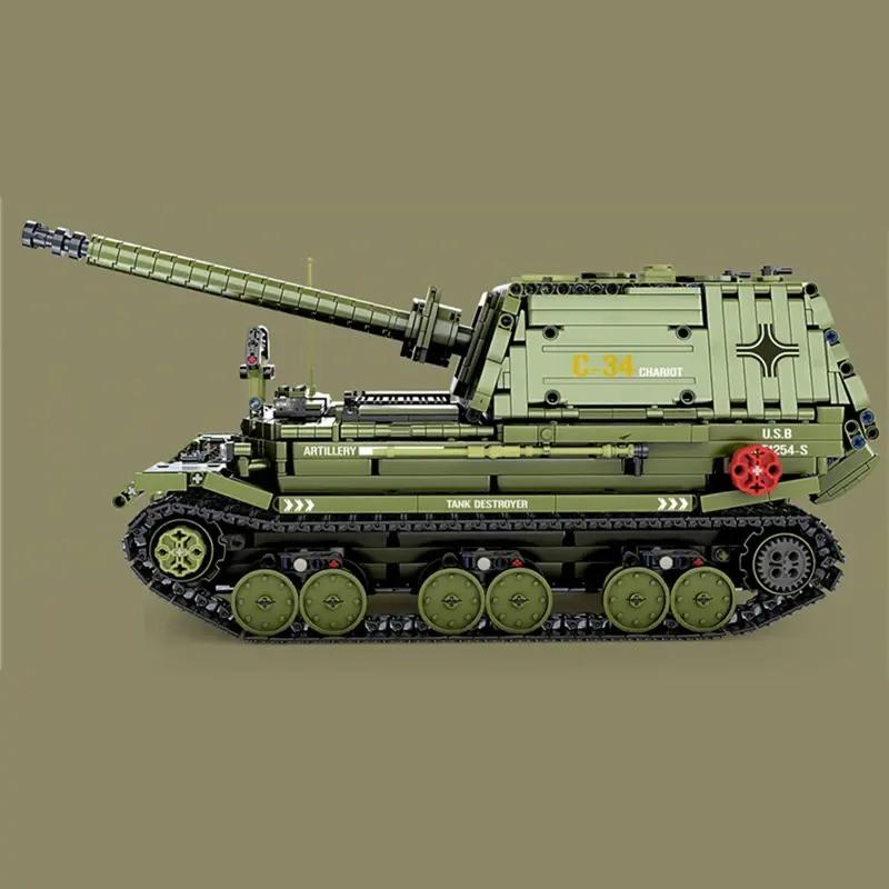 Конструктор детский Танк самоходный T4012 на 2436 деталей (2402604500) - фото 3