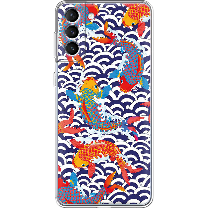 Чохол BoxFace Samsung Galaxy S21 FE (G990) Koi Fish Прозорий силікон (43973-up2477-43973)