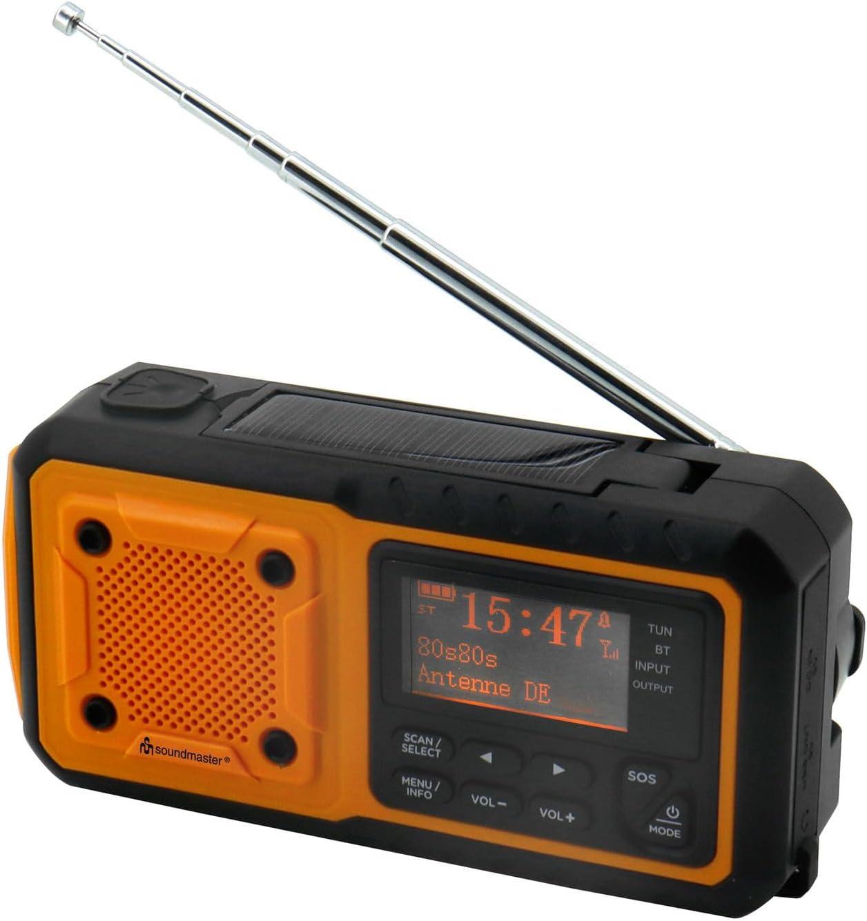 Радио цифровое Soundmaster DAB112OR DAB+ FM Bluetooth 5.0 2500 мАч (1306)