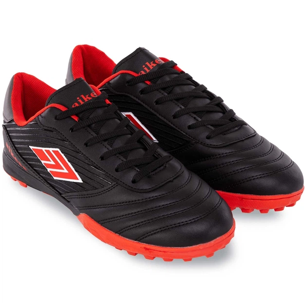 Сороконіжки футбольні AIKESA 2304-40-45 р. 40 Чорний/Червоний