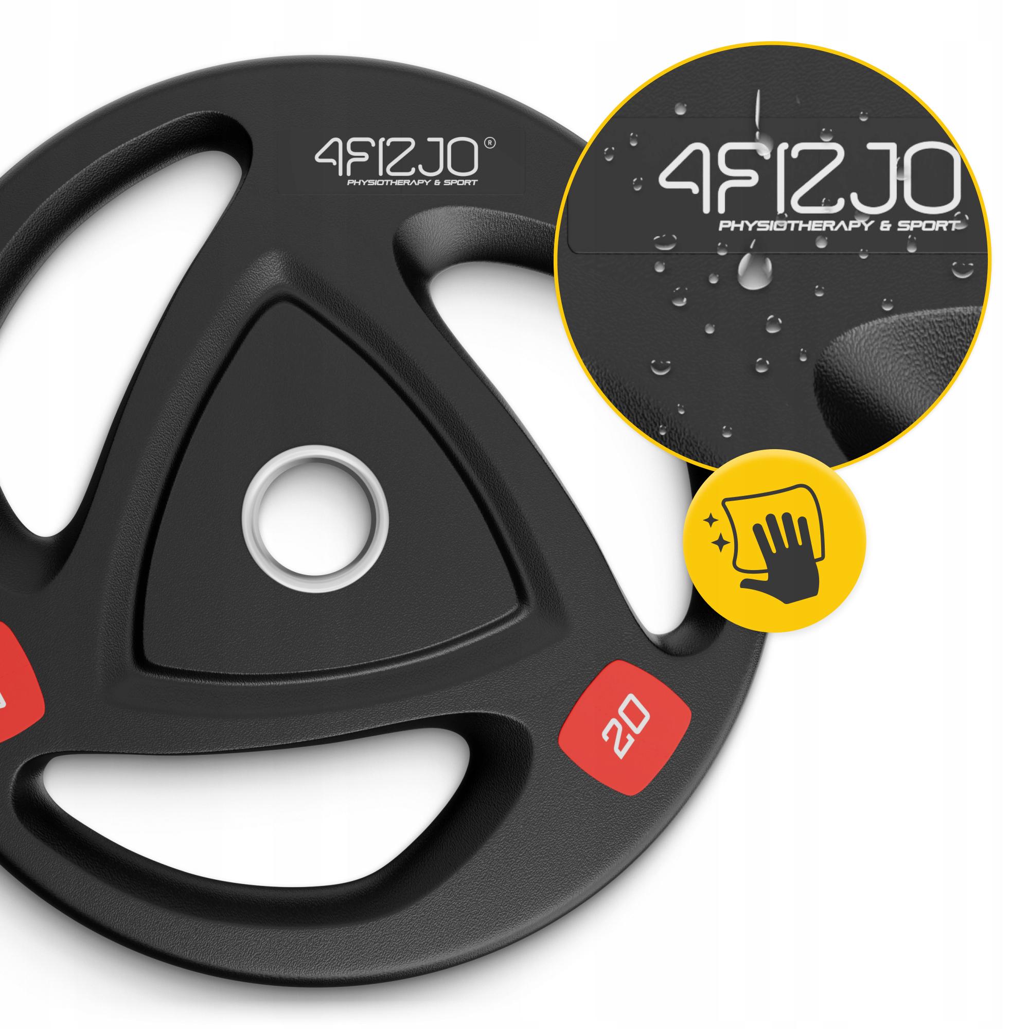 Диск олимпийский 4fizjo 20 кг 51 мм Black (P-5905973401296) - фото 3 Диск олимпийский 4fizjo 20 кг 51 мм Black (P-5905973401296) - фото 3