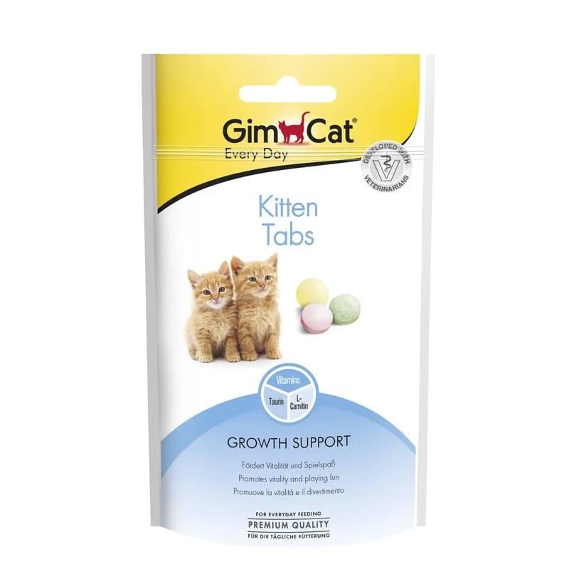 Вітамінізовані ласощі для кошенят GimCat Kitten Tabs 40 г (426174)