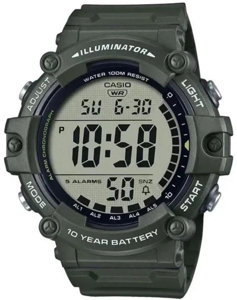 Наручные часы мужские Casio AE-1500WHX-3A можно плавать d 51 мм (2467688123)