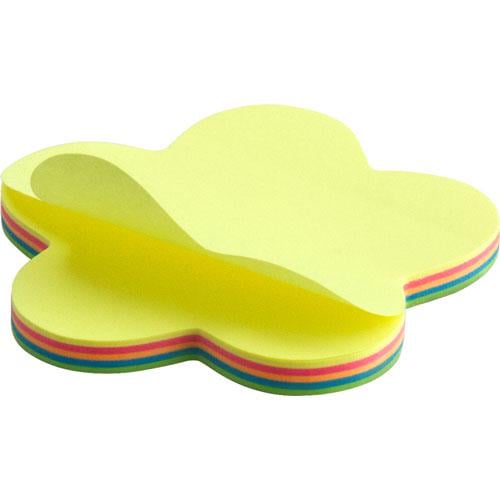 Папір для нотаток Axent з клейким шаром 70х70 мм 50 аркушів Квітка (2443-05-A)