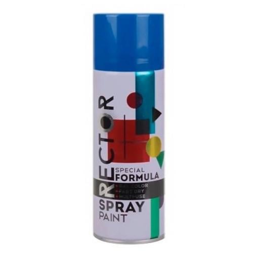 Аэрозольная эмаль алкидная универсальная RECTOR RAL 5002 400 мл Синий (15502) - фото 1