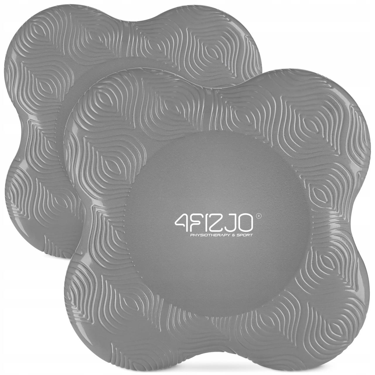Підставки для йоги 4fizjo під коліна та лікті 2 шт. Grey (P-5907739315366)