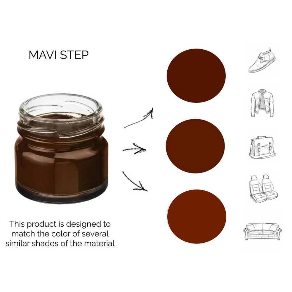 Краска-бальзам для замши и нубука MAVI STEP Multi Oil Balm 25 мл Кофейный (E07/169/025) - фото 3