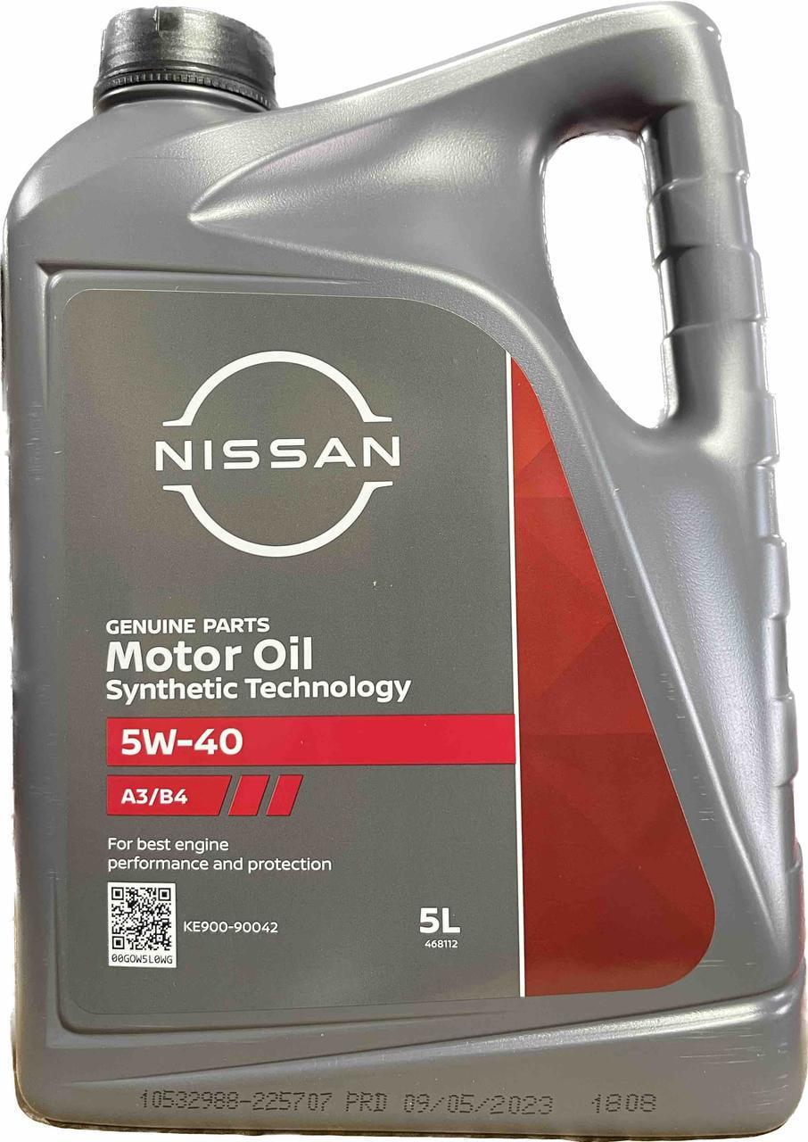 Моторное масло Nissan Motor Oil 5W-40 5 л (KE90090042) Моторное масло Nissan Motor Oil 5W-40 5 л (KE90090042)