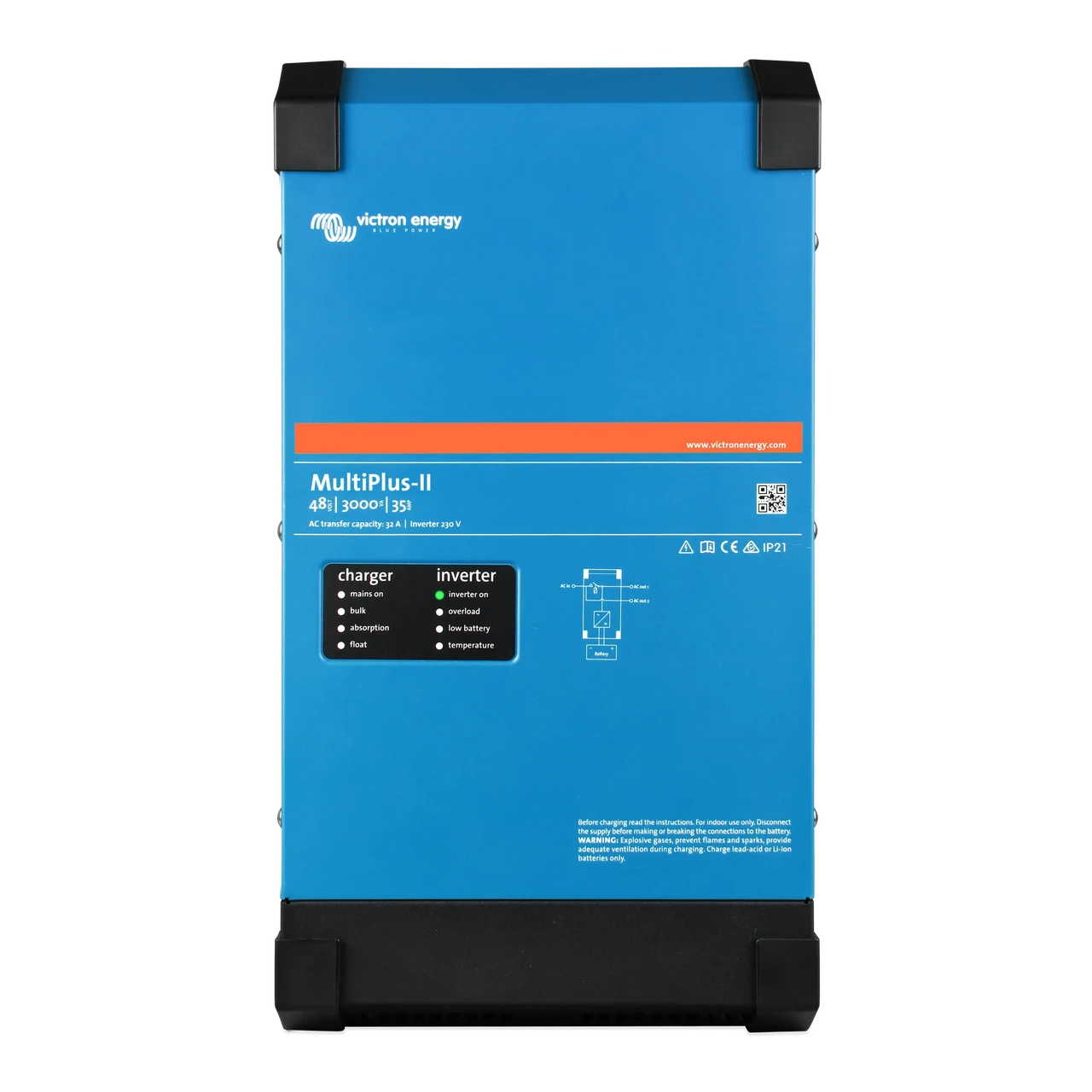 Инвертор Victron Energy MultiPlus-II 48/3000/35-32 230V GX (2710115443)