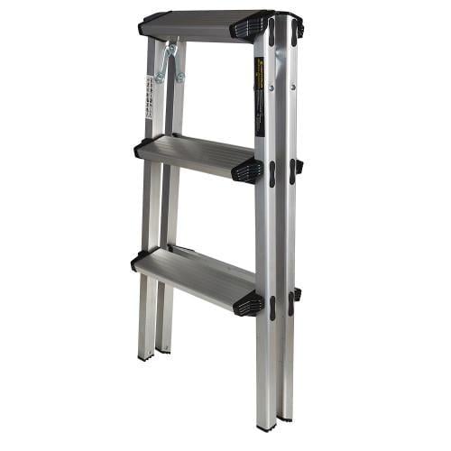 Лестница двухсторонняя алюминиевая Кентавр 3Д (000148549) - фото 3