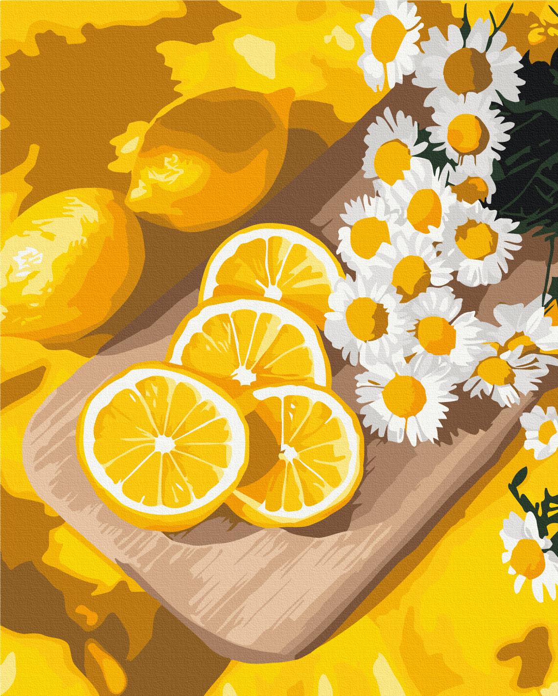 Картина по номерам Brushme Сочный лимон 40x50 см (BS54311) Картина по номерам Brushme Сочный лимон 40x50 см (BS54311)