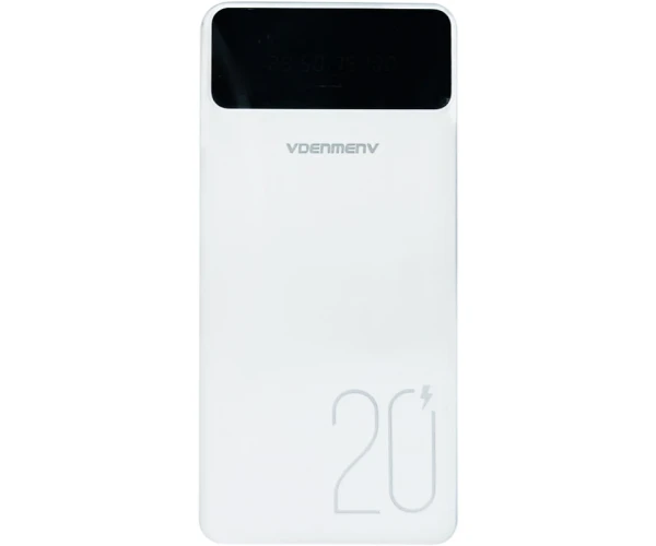 Батарея дополнительная Denmen DP20 20000 mAh White - фото 1