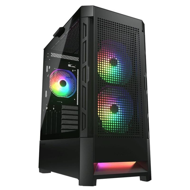 Корпус для ПК Cougar Airface RGB Midi-Tower PSU E-ATX/ATX/MicroATX/Mini-ITX/CEB RGB Black (35227001) Корпус для ПК Cougar Airface RGB Midi-Tower PSU E-ATX/ATX/MicroATX/Mini-ITX/CEB RGB Black (35227001)