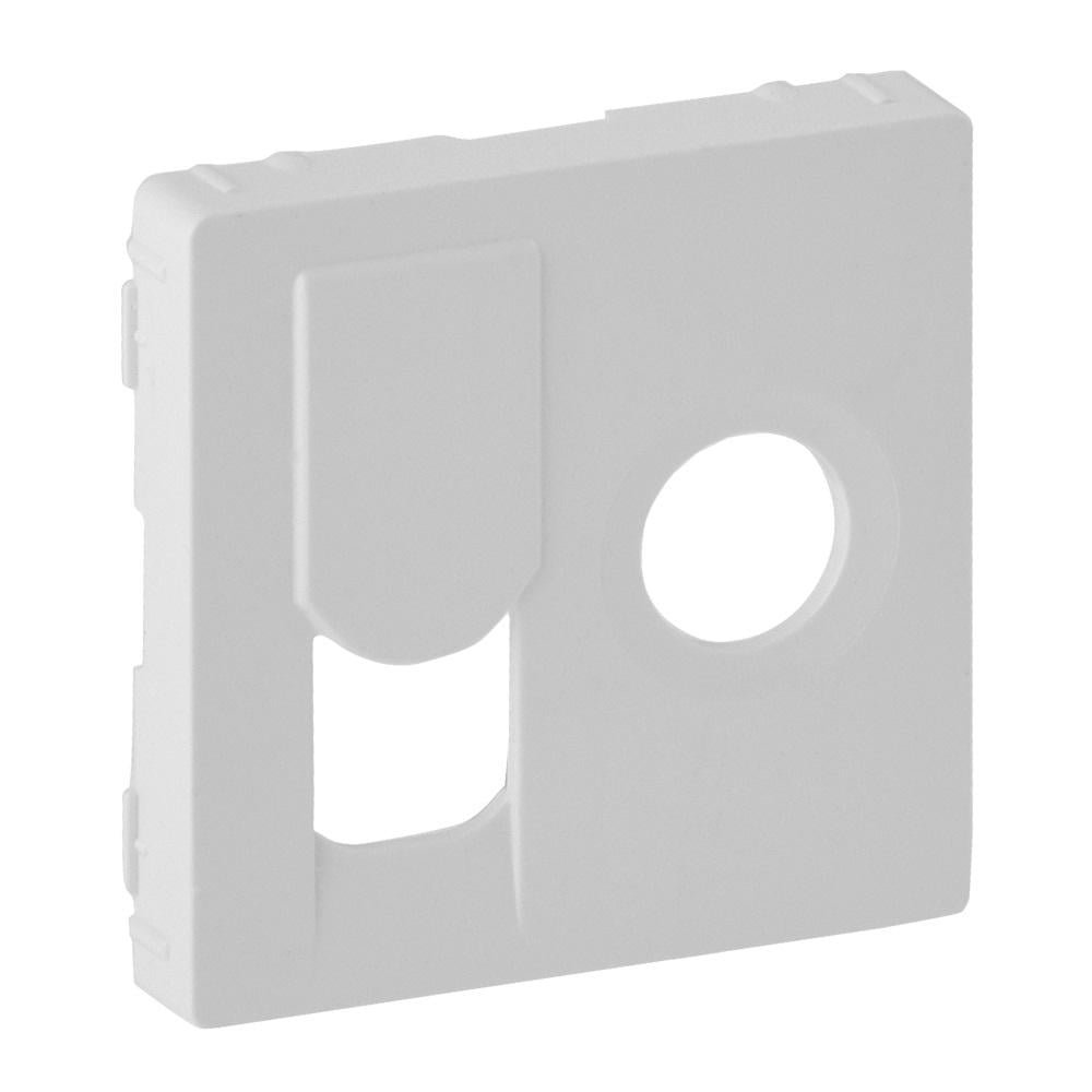 Накладка TV+Rj розетки Legrand Valena Life Белый (754830)