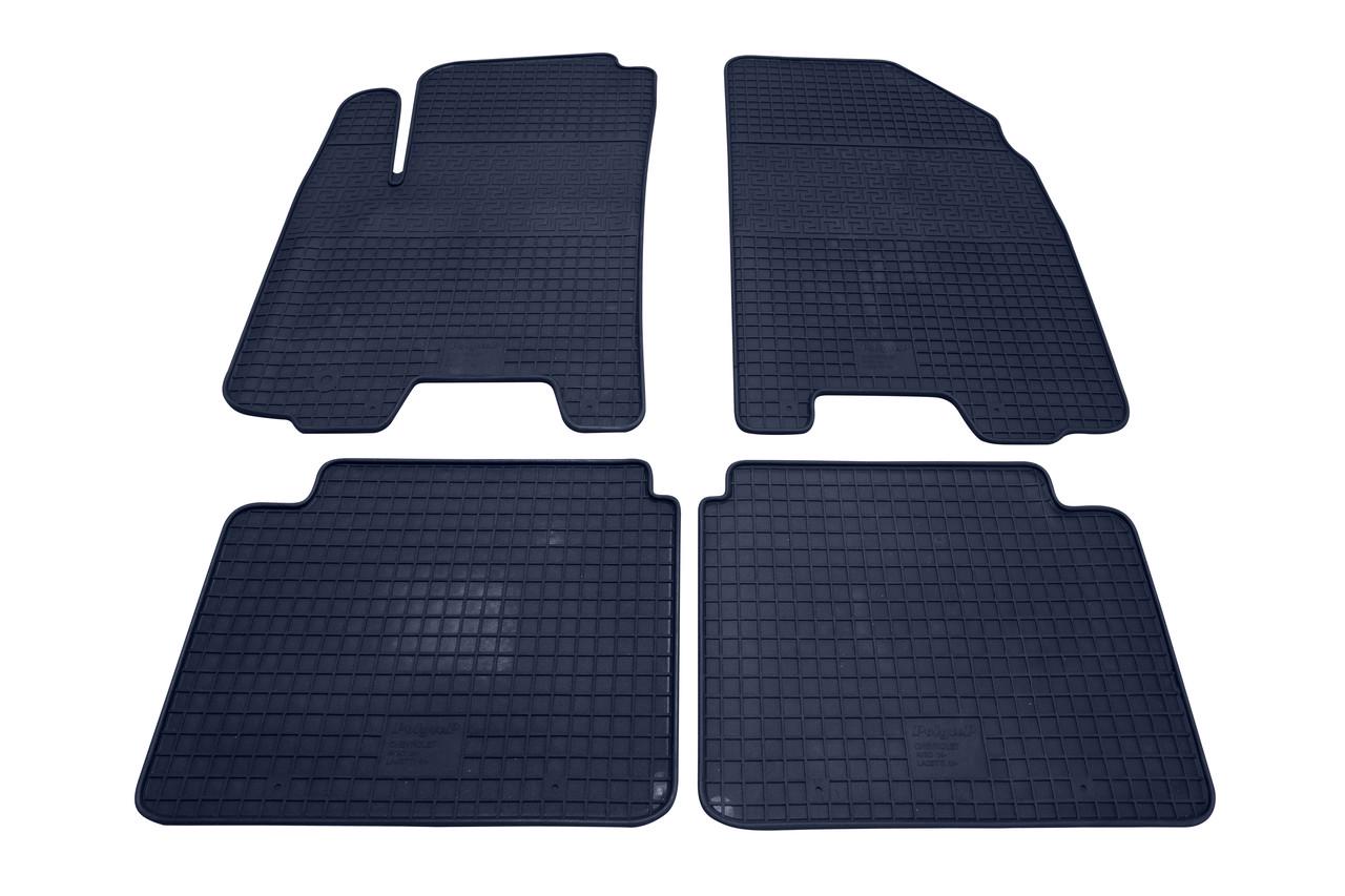 Коврики резиновые Chevrolet Aveo 04-/Zaz Vida 12- 4 шт. (58889)
